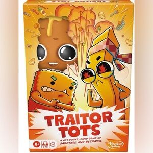 NEW! Traitor Tots Party Card Game for Families and Adults, Ages 8+
